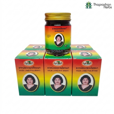 ยาหม่องเลียงผา แม่กุหลาบ ขนาด 50 กรัม 6 ขวด