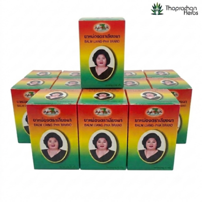 ยาหม่องเลียงผา แม่กุหลาบ ขนาด 50 กรัม 12 ขวด